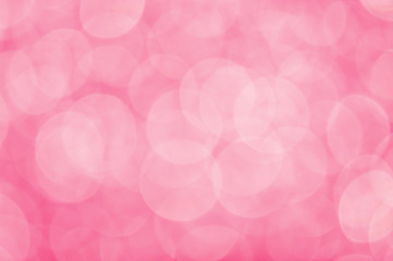 Pink bokeh light background