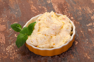 Curd with dry apricot