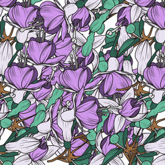 Magnolia Flower Background Illustration