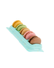 Macaroons in a box - vertical