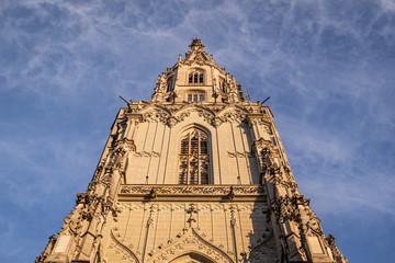 cathedral view sky top look up