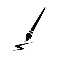 paintbrush for drawing and painting of the artists