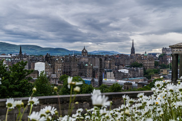 Panorama of Edinburgh from Calton Hill, Scotland