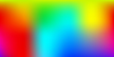 Dark Multicolor vector blurred layout.