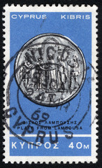 Postage stamps of the Republic of Cyprus. Stamp printed in the Republic of Cyprus. Stamp printed by Republic of Cyprus.