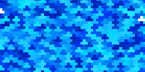 Light BLUE vector template with rectangles. Colorful illustration with gradient rectangles and squares. Pattern for websites, landing pages.