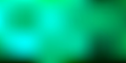 Light Green vector abstract blur layout.