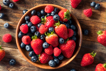 Raw Organic Assorted Fresh Berries