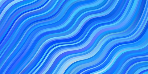 Fototapeta premium Light BLUE vector pattern with lines. Gradient illustration in simple style with bows. Pattern for websites, landing pages.