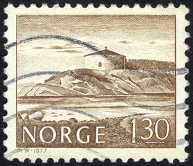 Postage stamps of the Norge. Stamp printed in the Norge. Stamp printed by Norge.