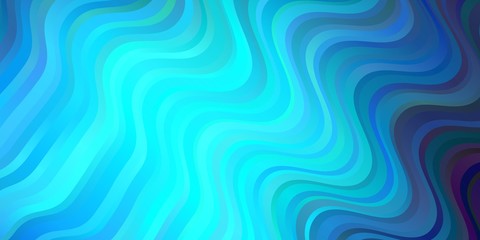 Obraz premium Dark BLUE vector background with lines.