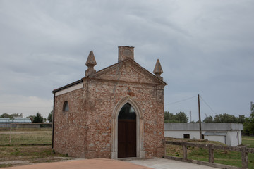 Fototapeta premium Ancient abandoned church in Southern Italy.