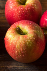 Raw Organic Red Fuji Apples