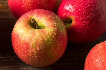 Raw Organic Red Fuji Apples