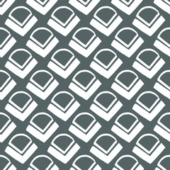 A simple grey and white pattern of triangles.  Hand illustration. Scandinavian style, design for wallpaper, fabric, textile.