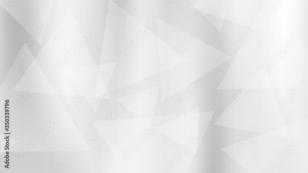 Aufkleber Metal silver abstract background with triangles, vector illustration. Mirror texture. Elegant decoration gray surface. Abstract white and gray background chrome or aluminium texture. Mirror surface.