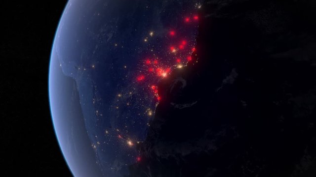 Reported Cases In South America. Map Shows Terror Attacks, Events, Accidents, Chemical Leakage, Bombings, Coronavirus Infections, Deaths.