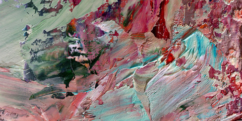Colorful abstract background wallpaper. Modern motif visual art.  Mixtures of oil paint. Trendy...