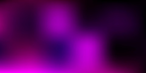 Dark Pink vector abstract blur layout.
