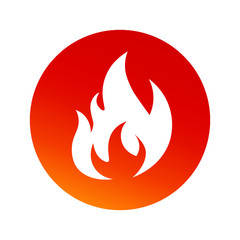 Symbol of fire. Vector illustration eps 10