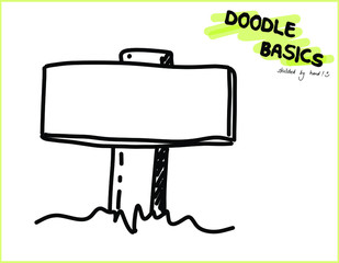 Doodle Sketchnote Template for Workshops, Seminar, Flipchart and Graphic Recording Signs Set