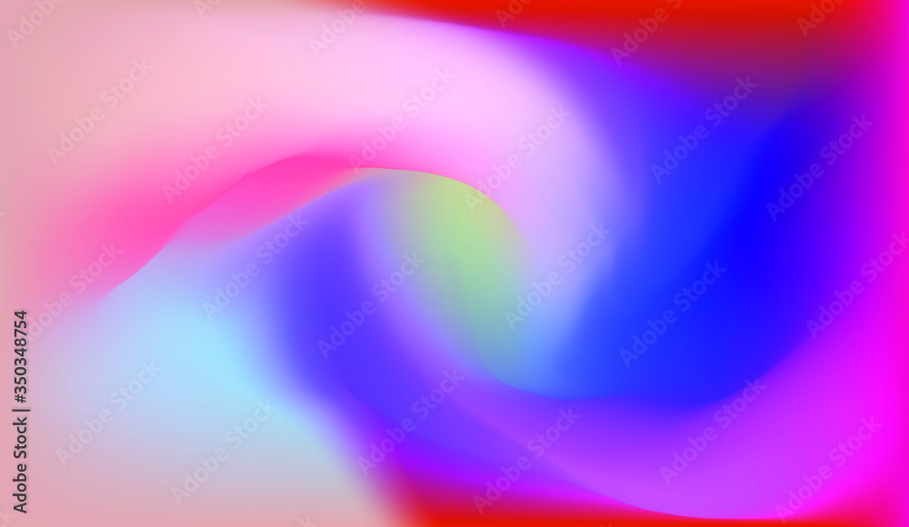 Poster iridescent holographic background with colorful gradient stains. multicolored vivid blurred backdrop