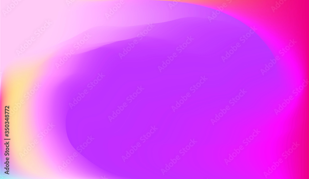 Poster Violet gradient background. Minimal simple backdrop in color field art style.