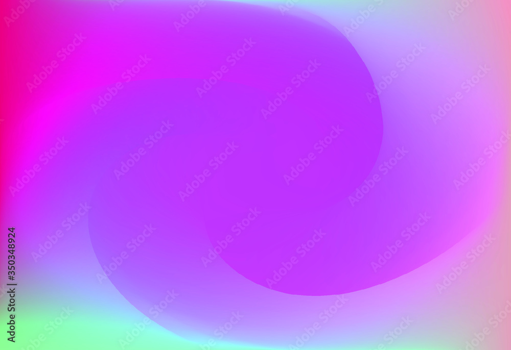 Poster Violet gradient background. Minimal simple backdrop in color field art style.