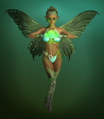 The Green Light Fairy, 3d CG