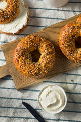 Homemade Toasted Everything New York Bagel