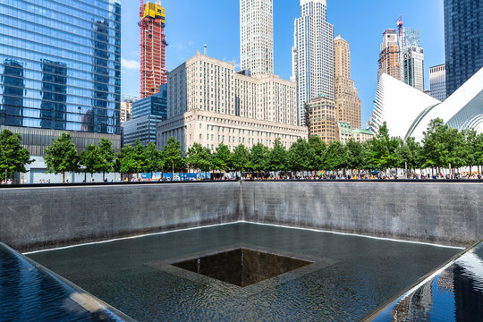 9/11 Memorial park in New York