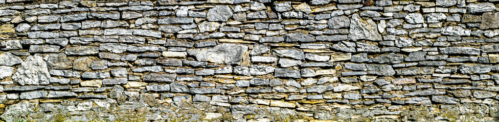 old wall made of limestone