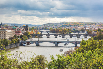 Naklejka premium view of prague