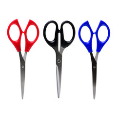 scissors on a white background