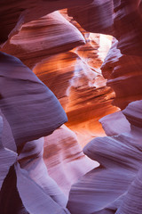 Abstract patterns of Lower Antelope Canyon geology.