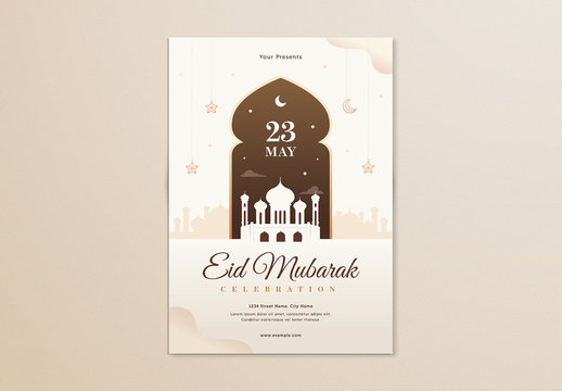 Eid Mubarak Flyer Layout