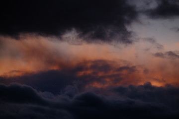 Fototapeta premium Sky air clouds Blue rain