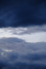 Sky air clouds Blue rain