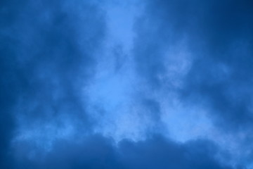 Sky air clouds Blue rain