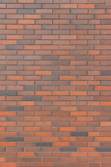 Obraz premium Brick wall. Orange brick. Horizontal placing.