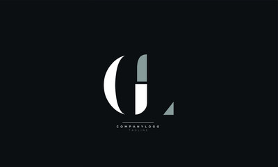 GL Letter Logo Alphabet Design Icon Vector Symbol © Tony_boi943