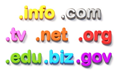 Website hosting and Internet domain names 3D