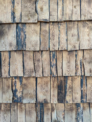 The texture of wooden boards hammered together. Wooden Board Background.