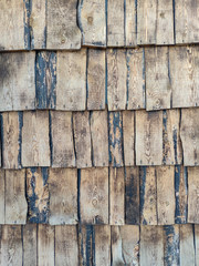 Fototapeta premium The texture of wooden boards hammered together. Wooden Board Background.