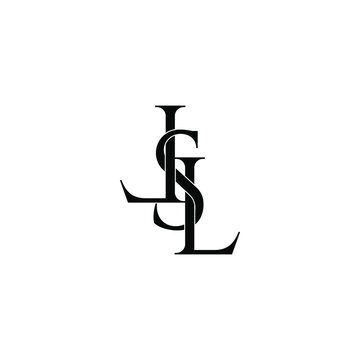 lsl letter original monogram logo design