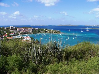 Coral Bay harbor on St. John, US Virgin Islands