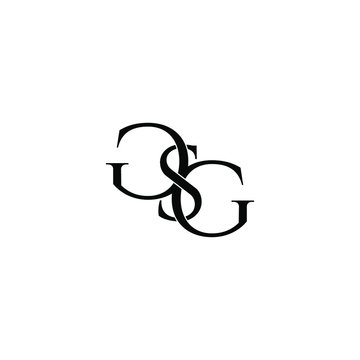 gsg letter original monogram logo design