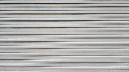 Obraz premium Gray Corrugated metal or zinc texture surface or galvanize steel in the vertical line background or texture
