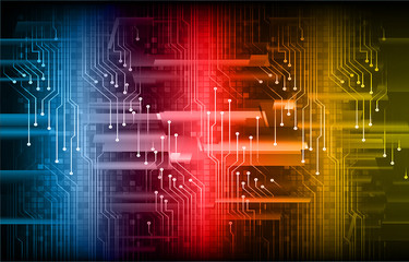 cyber circuit future technology concept background
