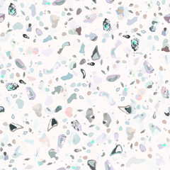 Fototapeta premium Terrazzo Texture Vector. Flooring Seamless Pattern